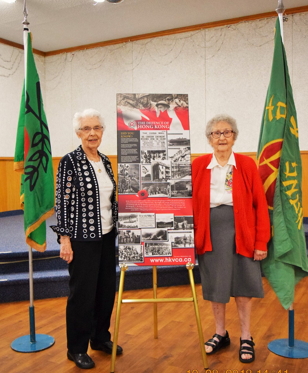 Elsie Hanel Jones and Lillian McAuley, widows