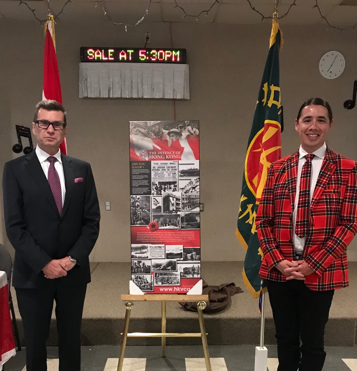 L-R -MP Dr. Doug Eyolfson and MP Robert Falcon-Ouellette