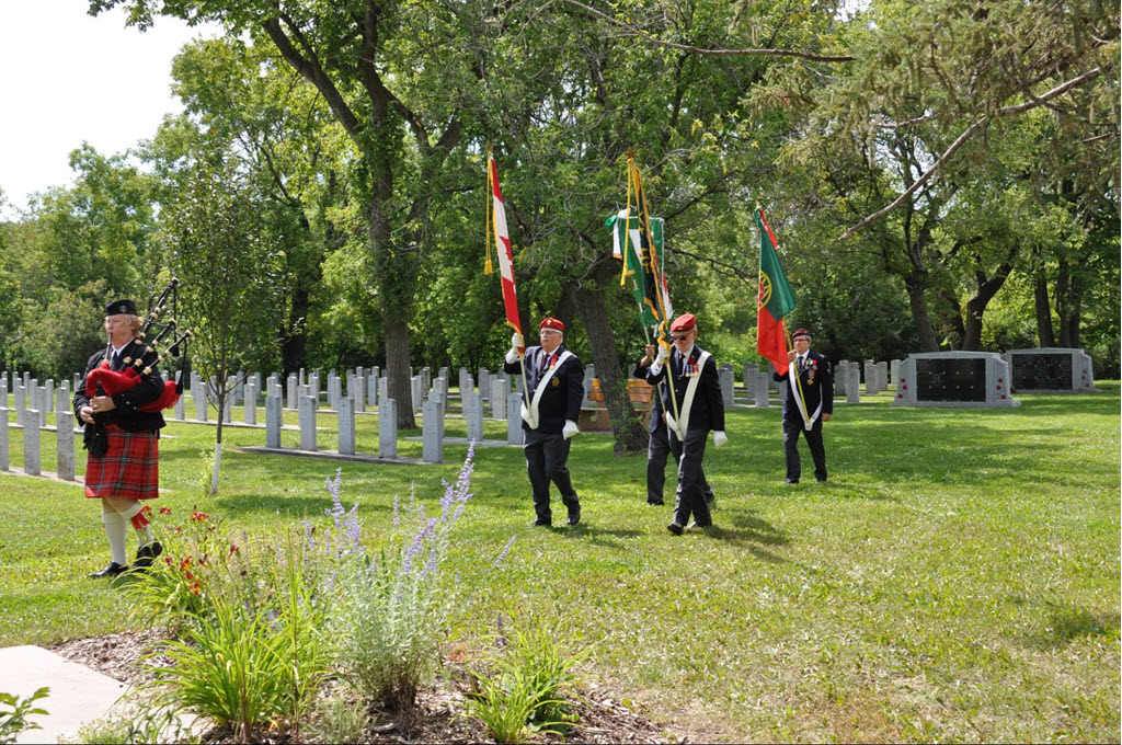 Colour party at Brookside