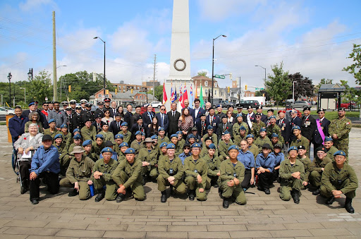 Attendees at VJ Day in Markham