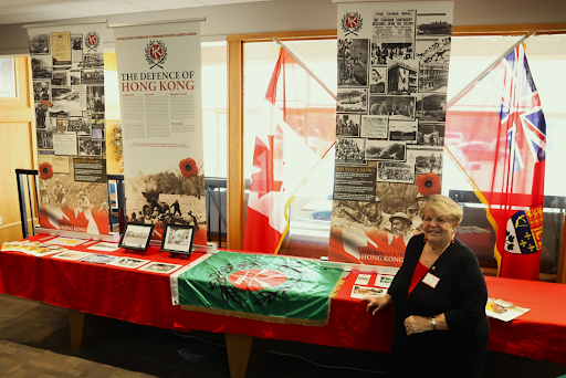 Display at General Stewart Legion Branch #4, Lethbridge