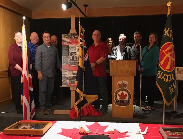 L-R Pat Atkinson, Bill Atkinson, James Cox, Dennis Atkinson, Gary Arsenault, Angie Atkinson, Chris Atkinson, Michael Brandon and Denise Cox