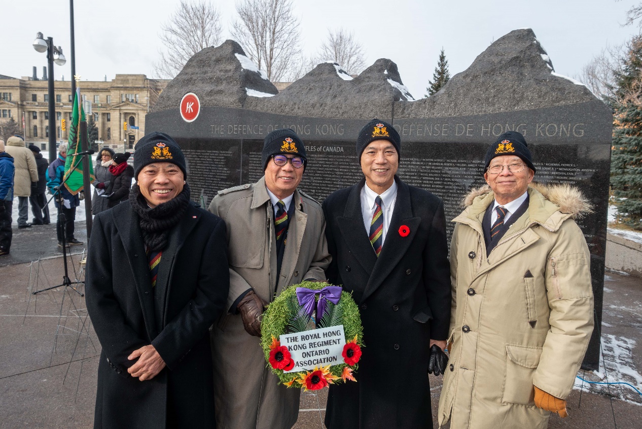 Members of the Royal Hong Kong Regiment (The Volunteers) Association