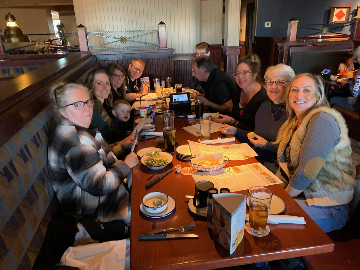 Lunch following service in Calgary