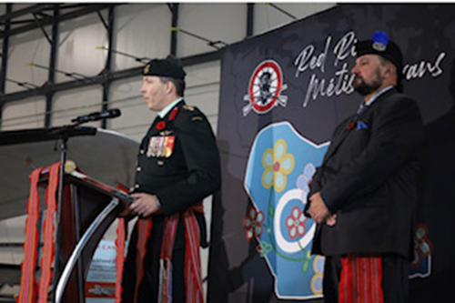  (l-r Colonel David Grebstad, Minister Shawn Nault)