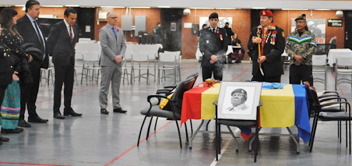 Indigenous Veterans Remembrance Day service