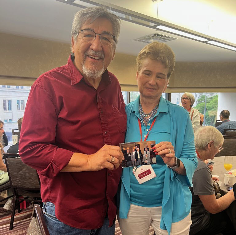 Oliver Boulette and Marleen Bell. Click for larger view. Image of Oliver Boulette and Marleen Bell