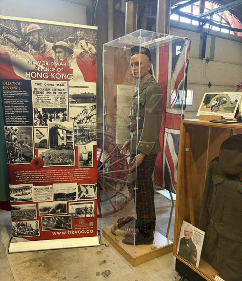 HK Banner at the St. Vital museum (click for larger view). Image:HK Banner at the St. Vital museum