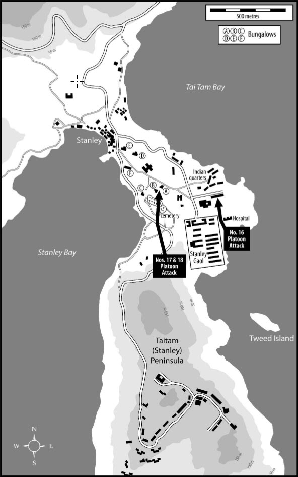 Image depicting the RRC D Coy attack on Stanley Village